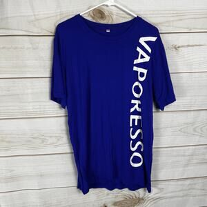 Vaporesso Logo Blue Short Sleeve Crew Neck T-Shirt Size XL